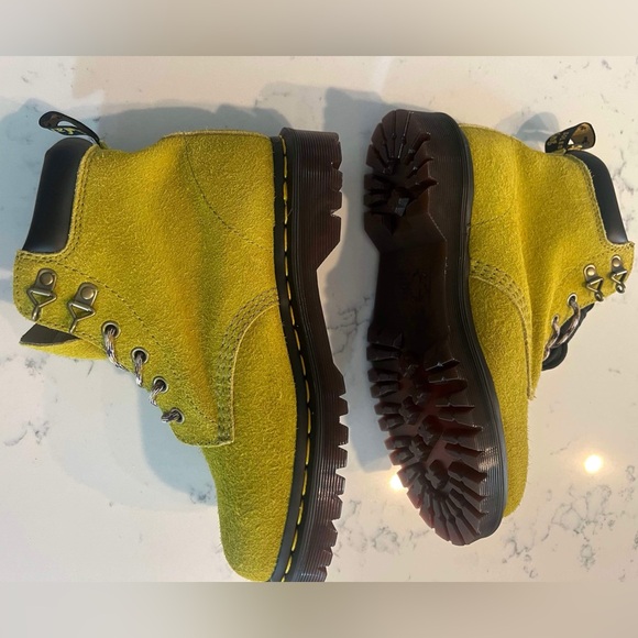 Dr.Martens  Men’s SZ.12 Ben Suede In Moss Green Boots Lace Up New - Picture 7 of 15